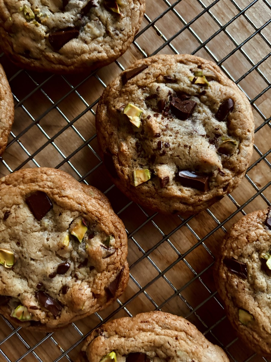 Pistachio Chocolate Cookies